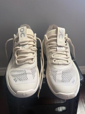 On Running Women's Sneakers in Cream - Lightweight Everyday Running Shoes